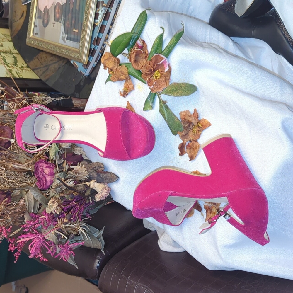 Camssoo bright pink platform sandals - Picture 5 of 12